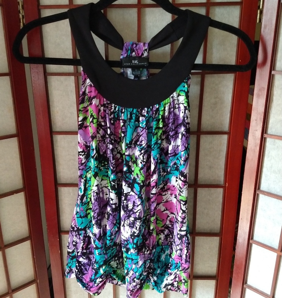 LAST CHANCE💐 IZ Byer California T-Back Blouse 🌺 - Picture 1 of 8